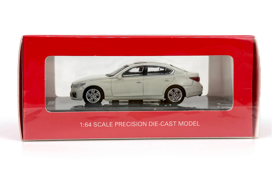 Paudi 1/64 Alloy diecast car model i Q50S white | eBay
