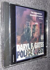 Police Quest PC Game CD Daryl F. Gates Open Season 1996 Sierra On-Line ￼NEW