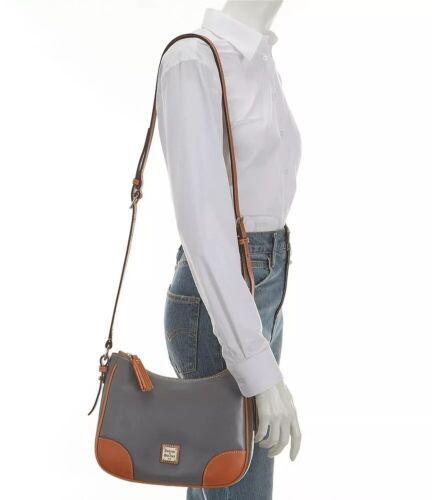 Dooney & Bourke Wexford Leather Crossbody Hobo Bag in Deep Teal - Picture 3 of 3