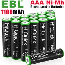 EBL Rechargeable Cordless Phone Battery for  NiMH AAA 1100mAh 1.2V Lot