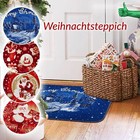 Weihnachtsteppich Weihnachts Türmatte Fußmatte Weihnachten rutschfest 50x80cm