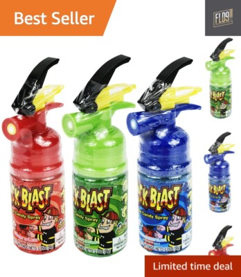 Set of 3 - 2.05oz Assorted Quick Sour Blast Candies! Perfect for Movie Night,...