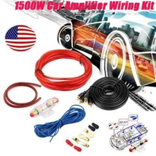8Gauge Cable Kit Amp Amplifier Install RCA Subwoofer Sub Wiring  for Vehicle/Car