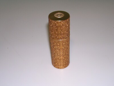 VTG 1960s Caron FLEURS DE ROCAILLE EDT 2 Oz Derringer Canister 15% full