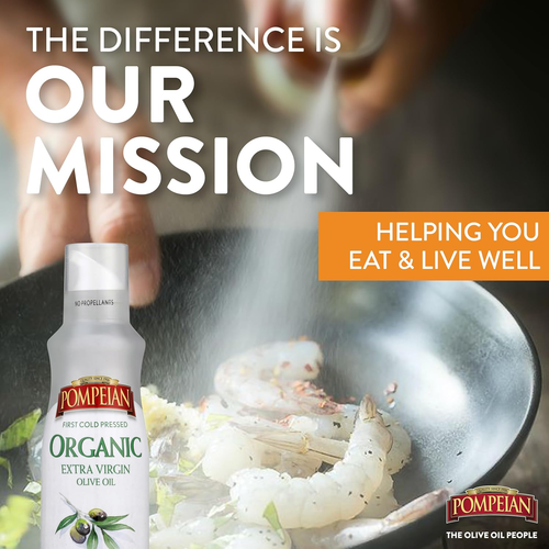 Pompeian USDA Certified Organic Smooth Extra Virgin Olive Oil Non-Stick Cooking - Picture 4 of 12