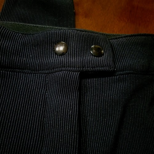 American Apparel Classic Riding Pant Black Size XS Ribbed High Waist RARE - Picture 5 of 7