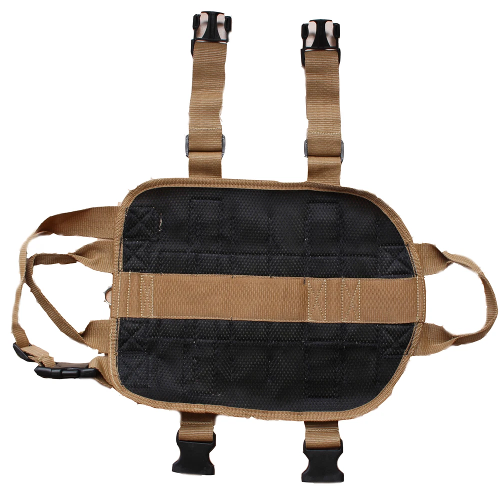 Dog Harness Outdoor Training Service Dog Molle Vest Harness 5 Sizes 4 Colors