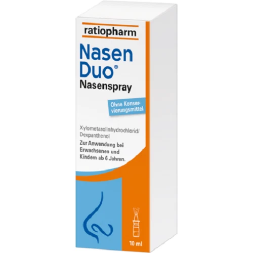 2X NasenDuo Nasenspray ratiopharm für Erwachsene 10 ml, PZN 12521543