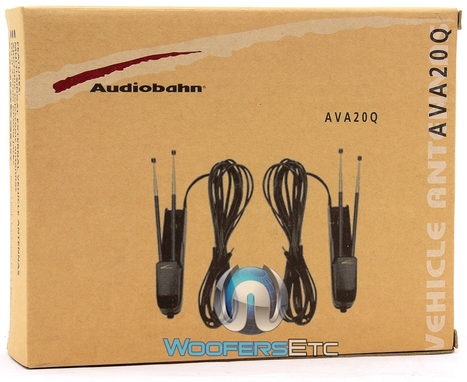 AVA20Q AUDIOBAHN UNIVERSAL TELEVISION CAR TV VIDEO DVD 4 PLUG ANTENNA NEW - Image 2 of 4