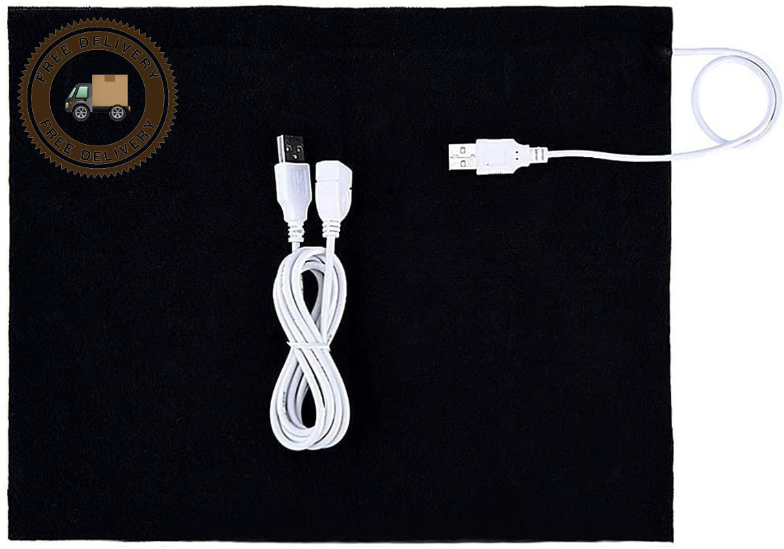 Heating Pad, 5V USB Electric Cloth Heater Pad Heating Element for Clothes Sea