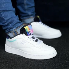 Reebok Club C Serati Men's Shoe Athletic Sneakers White Trainer Footwear #805