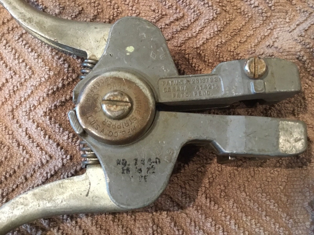 Speedex Wire Stripper No. 744-D Trig-O-Matic 18-22 Wire