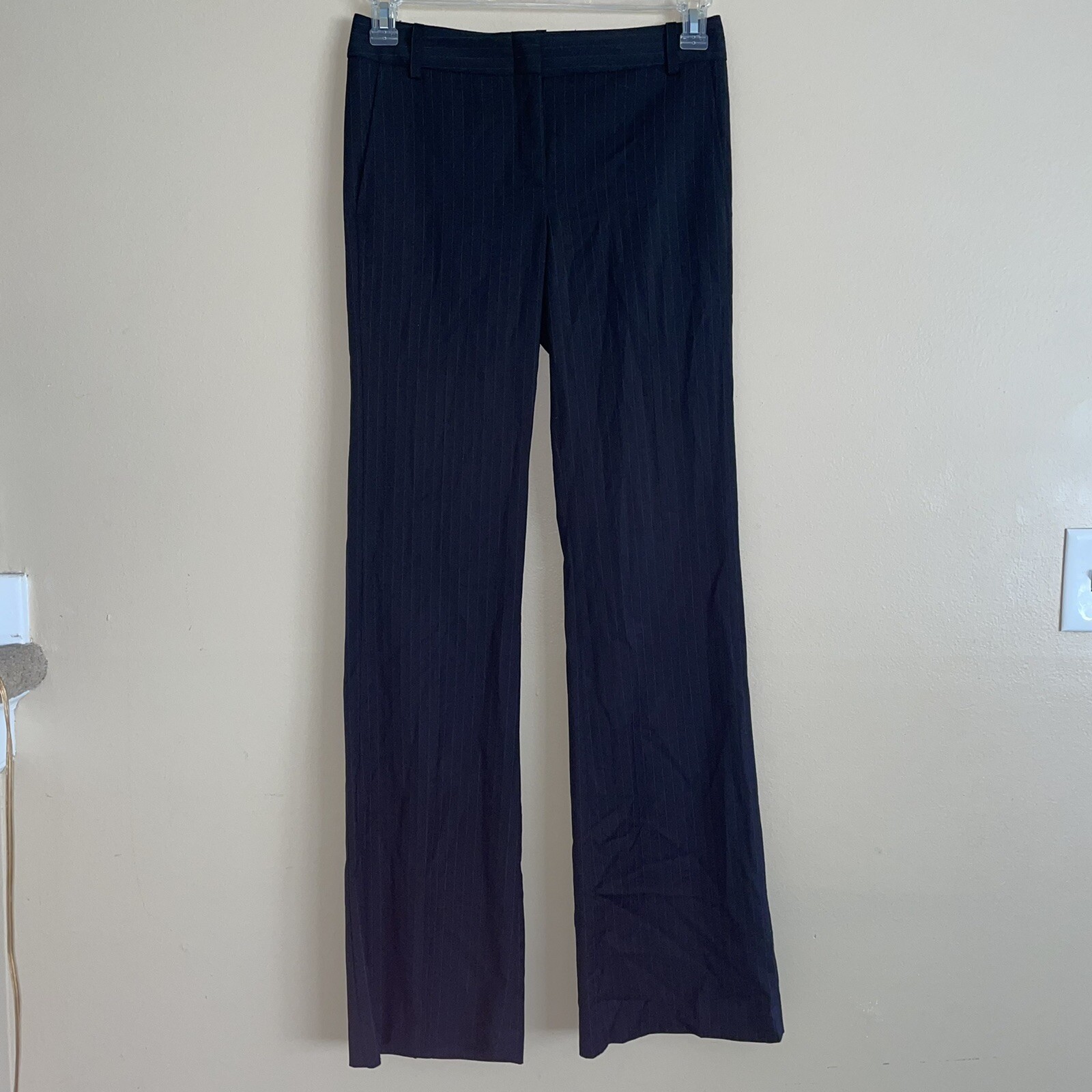 BCBGMaxAzria Twill Flat Front Suit Trouser Pant Size 2 NWT! MSRP $148!