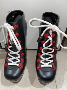 tassel lace up boots