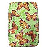 Защищенный RFID-защитой бронированный кошелек - Крылья, бабочки