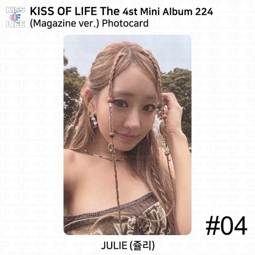 KISS OF LIFE 4th Mini Album 224 Magazine Keychain Digipack Official Photocard - Picture 5 of 63
