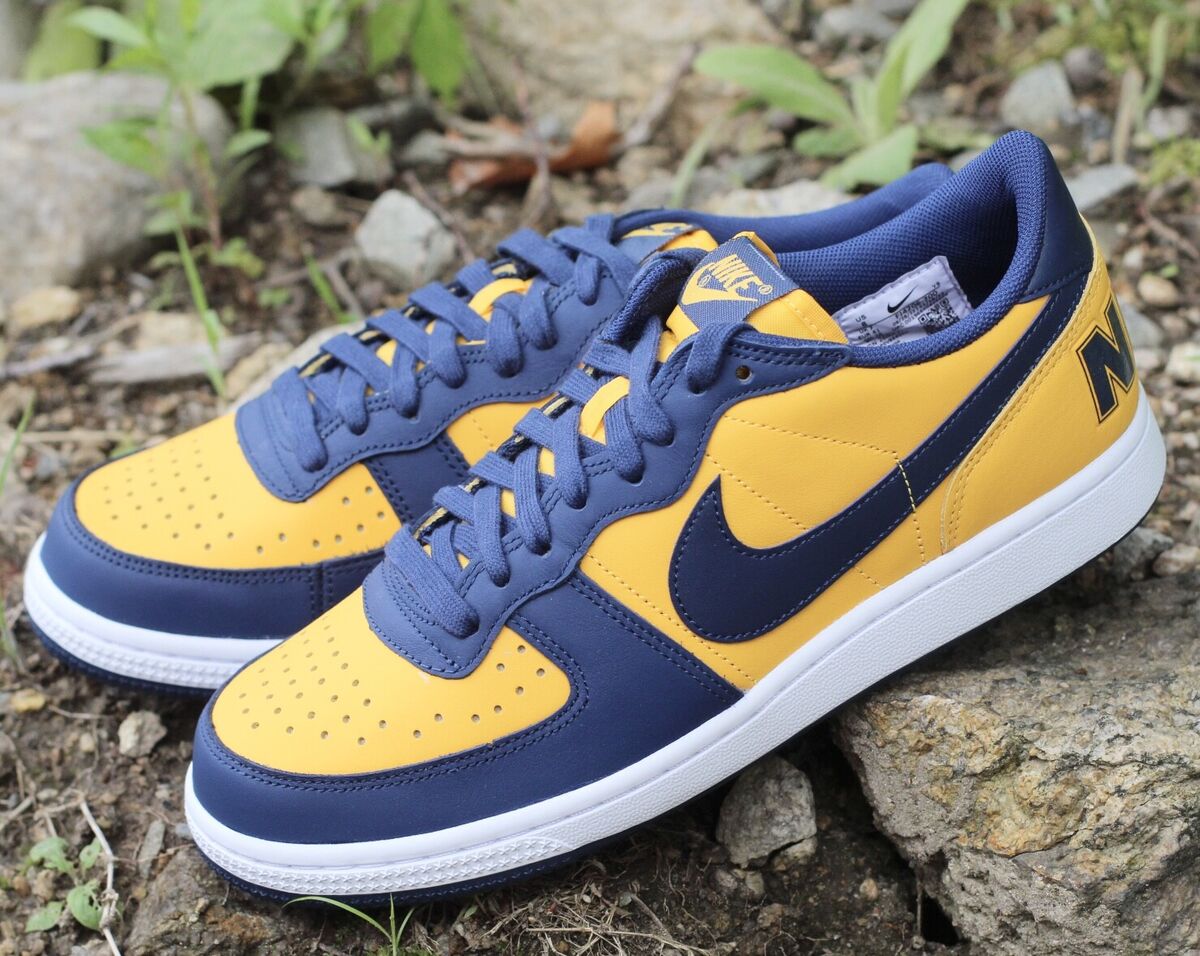 Nike Terminator Low Michigan University Gold Navy FJ4206-700 Mens