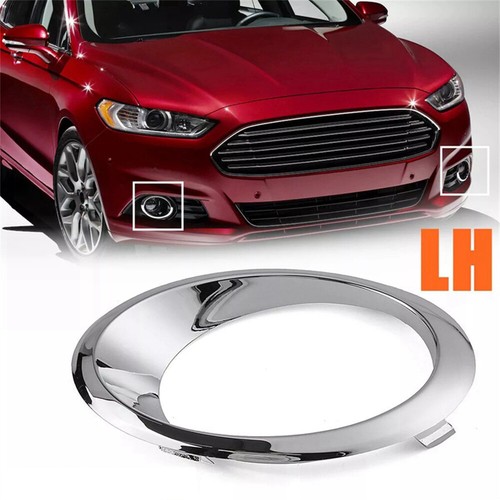2 x Front Fog Light Cover Trim Ring Bezel Chrome For Ford Mondeo /Fusion 2013-16 - Picture 6 of 6