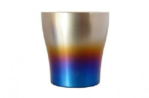 HORIE Pure Titanium Double Tumbler 250cc Fire Burn from Niigata T15FB250 SET - Picture 3 of 7