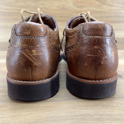 Rockport Mens Oxford Size 11 Brown Leather Wingtip Light Weight Comfort Rockport Mens Oxford Size 11 Brown Leather Wingtip Light  main image 4