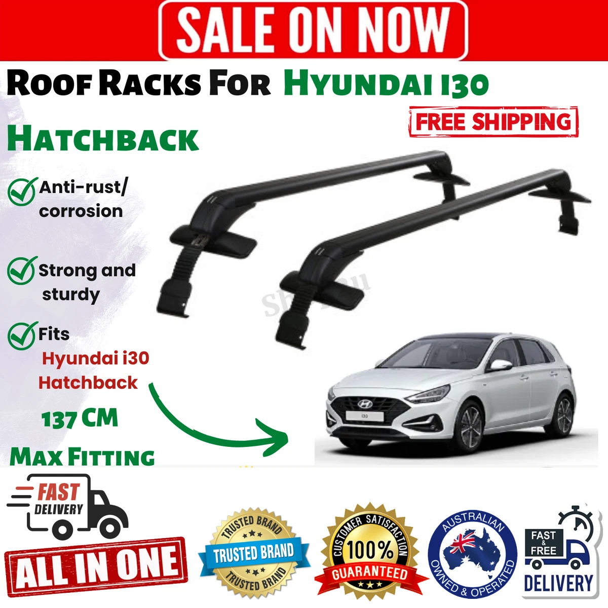 Hyundai getz 2024 roof racks