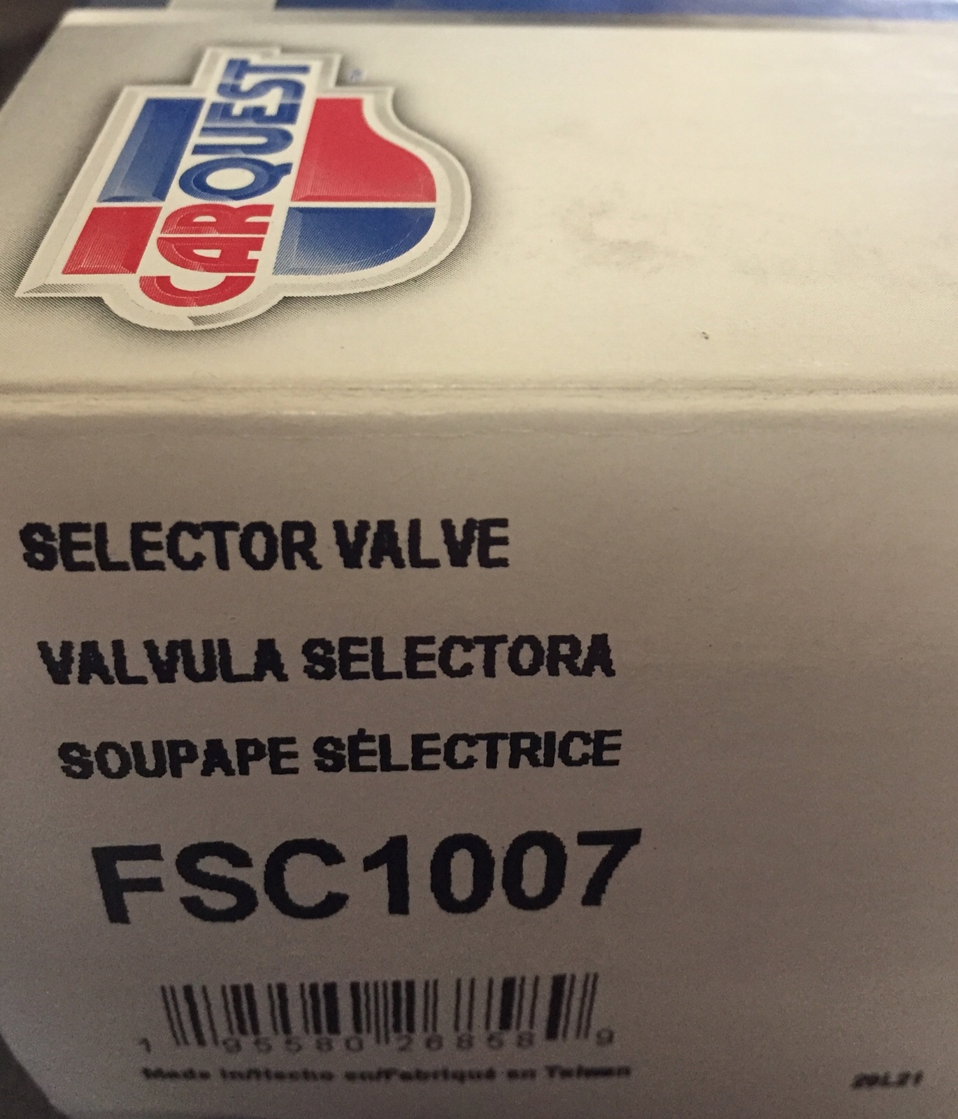 FSC1007 Carquest Universal Fuel Tank Selector Valve New Distintec