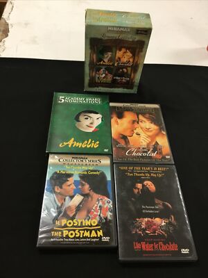MIRAMAX ROMANCE COLLECTION (DVD, 2003, 5-Disc Set) IL POSTINO + 3 MORE  RARE OOP