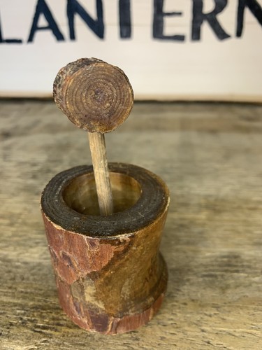 Vintage Rustic Wooden Toothpick Holder Tucson Arizona-Has Been Well Used - Picture 14 of 22