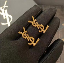 New YSL letter Earrings Gift Fashion Women Party Jewelry 9Colors STUD Earring
