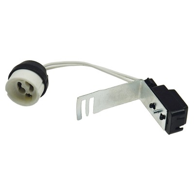 1 piece ChiliTec GU10 lamp socket with strain relief ceramic socket with 10 cm