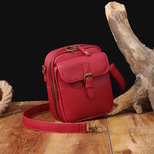 Urvashi Cross Body Bag - 2025 Vintage Leather Messenger Purse, Anti-Theft Bag - Picture 9 of 17