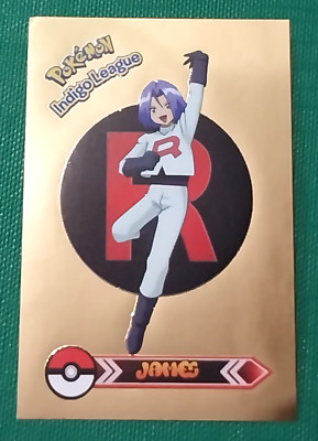 indigo league pokemon cards POKEMON INDIGO LEAGUE Sticker #E05 TEAM ROCKET - JAMES Edition PERU 2022