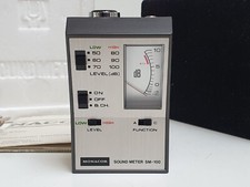 MONACOR SM-100 SOUND METER Profi DJ Retro Selten SCHALLMESSGERÄT