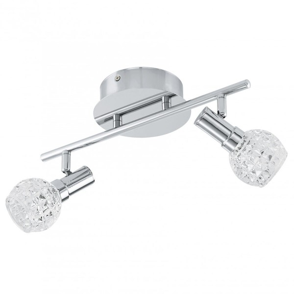 Eglo Wandleuchte Deckenleuchte Hania Led Glas Strahler Spot 2 Flg. 92104 Indust-image
