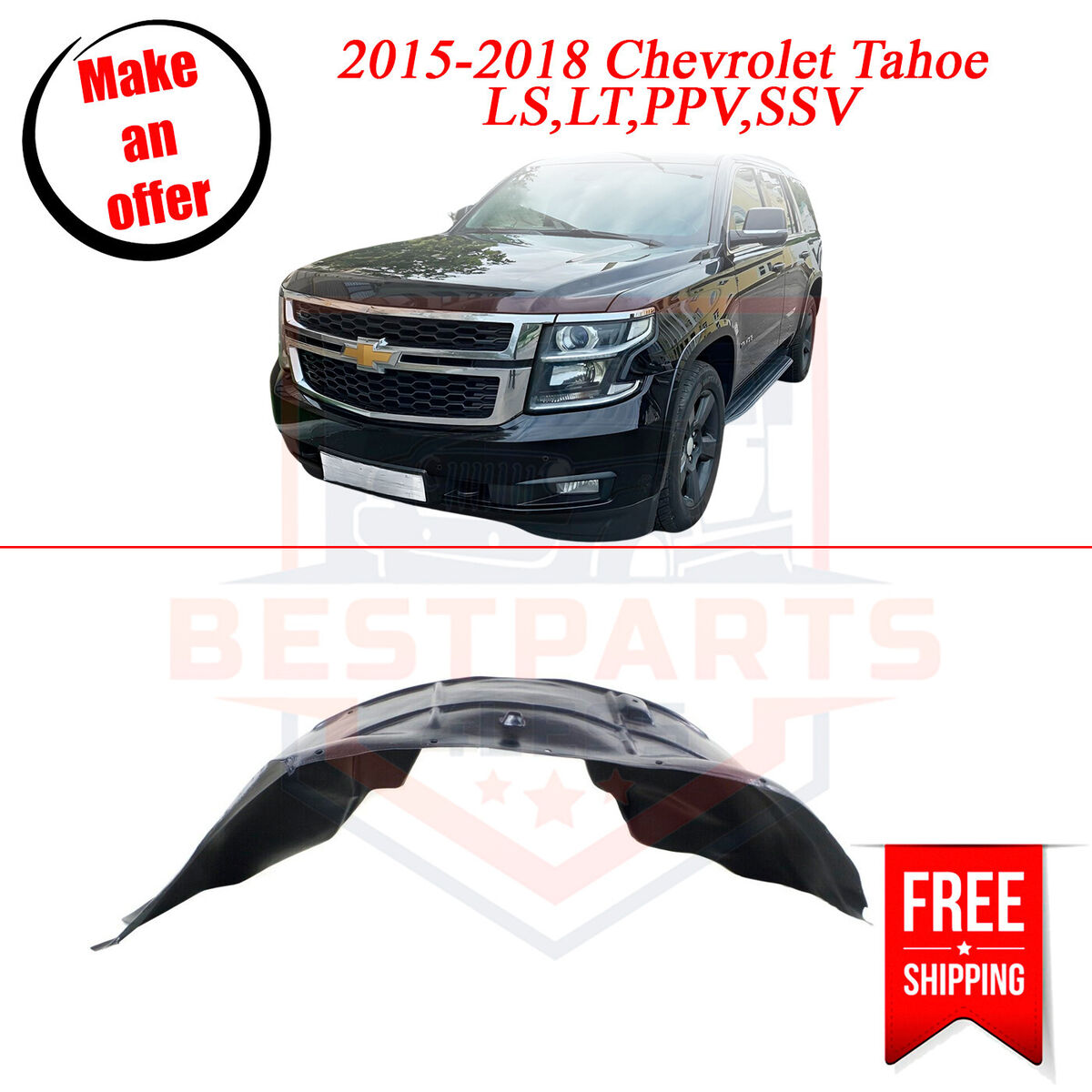 Full Fender and Mirror Kit | CHEVROLET SUBURBAN LTZ 2017 Full Fender and Mirror Kit | CHEVROLET SUBURBAN LTZ 2017