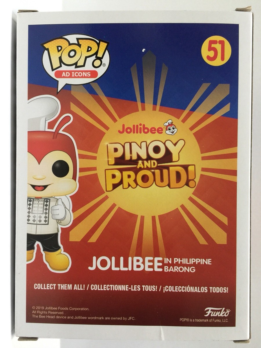 Funko pop ジョリビー Jollibee Barong 51 Funko Pop! Ad Icons Jollibee in Barong #51 Philippine