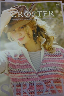 Sirdar Knitting Pattern Book 349 Crofter DK 16 family designs