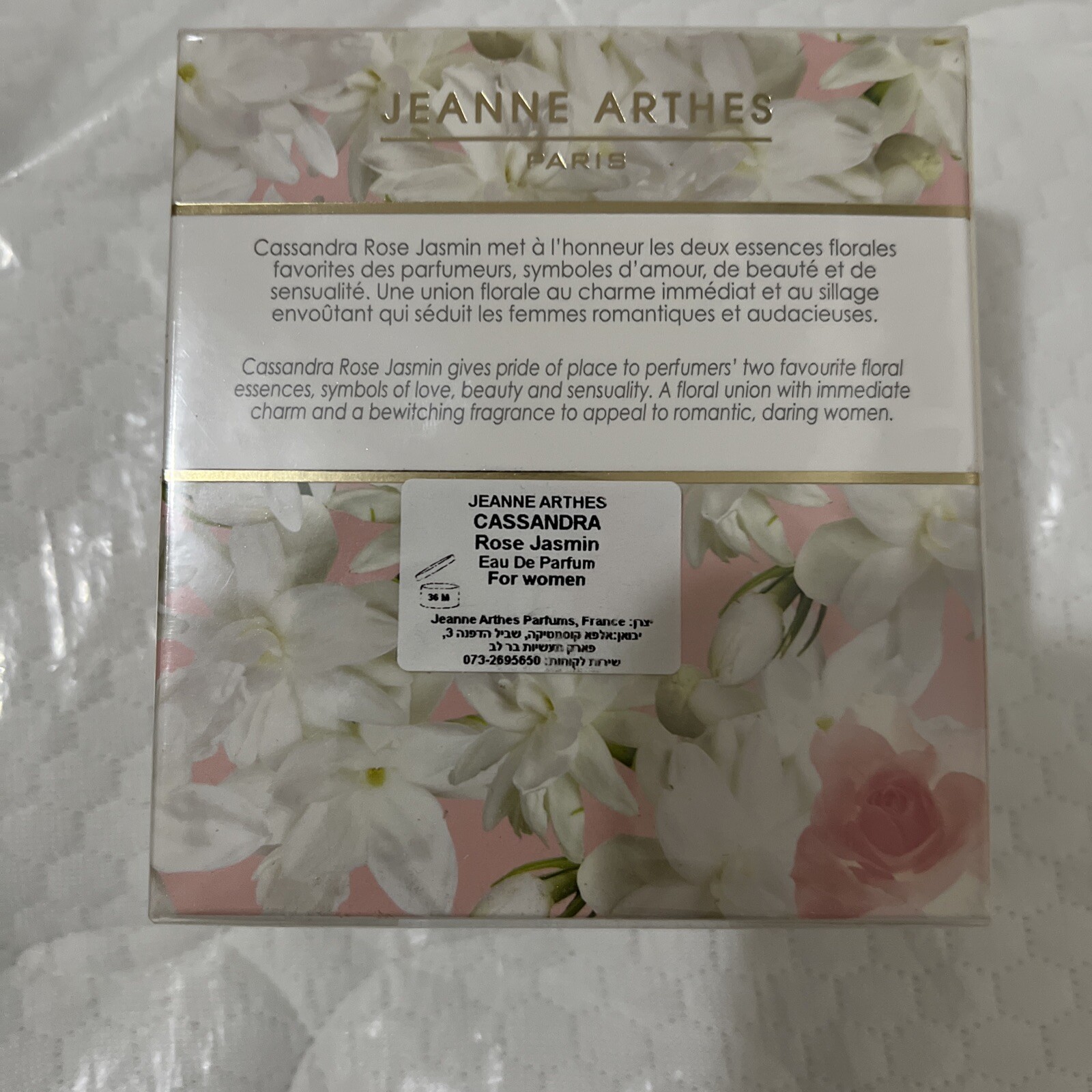 parfum cassandra rose jasmin