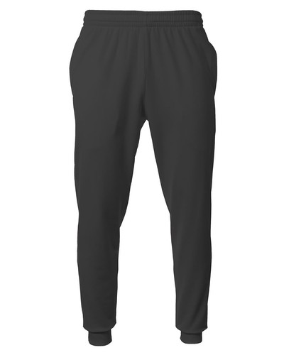 A4 NB6213 Youth Polyester Sprint Fleece Jogger Two Side Pockets Pant - Picture 2 of 9