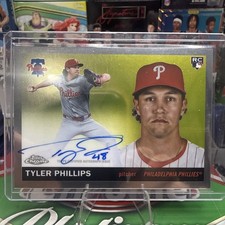 TYLER PHILLIPS 2025 Topps Chrome Platinum On Card L Rookie Auto #CPA-TP (RC). rookie card picture