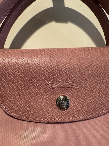 NEW Longchamp Le Pliage Tote Bag Horse Pink Large L - Foto 8 di 13
