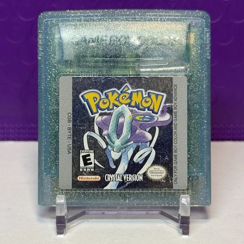 Pokemon Crystal Version Gameboy Color [Authentic – New Battery] GBC Cartridge