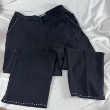 Garfield  Marks vintage 90s black trousers Made In USA Size 10 Quiet luxury EUC