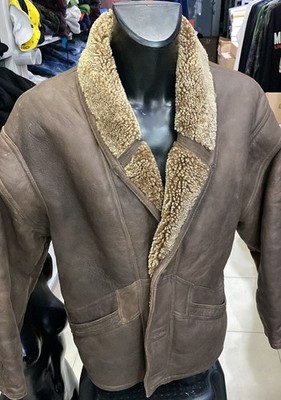 Schafleder Shearling cricket Herren Farbe Brown Größe 52 Cod. AE213
