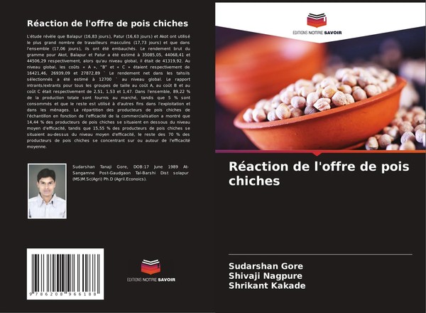 Sudarshan Gore (U. A.) | RéAction De L'offre De Pois Chiches | Taschenbuch-image