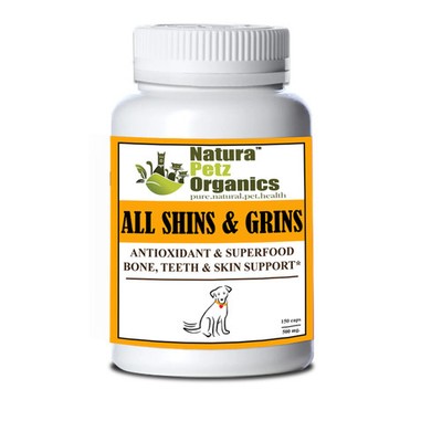 Organic Pet Systems All Shins & Grins Dog Antioxidant Supplement | 150 Caps