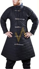 Medieval Cotton Padded Gambeson A-Line Aketon Armor Coat Reenactment