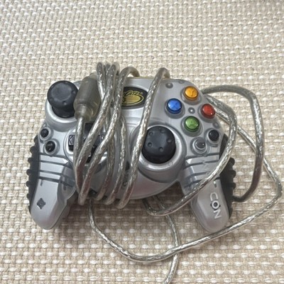 Mad Catz MicroCon Wired Ergonomic Controller for Microsoft Xbox Silver MPN 4536