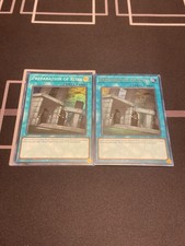 Yu-Gi-Oh! TCG Preparation of Rites 1st Edition Holo Lot of 2 NM/M
