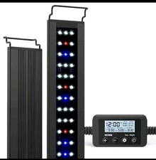 NICREW C10 Plants LED Aquarium Light, 18-24 in, 13 Watts, Full Spectrum Fish Day